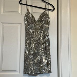 Sean Collection, sequin cocktail dress
